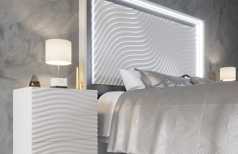 Wave Bed White