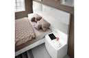 Costa White Modern Bedroom with Storage