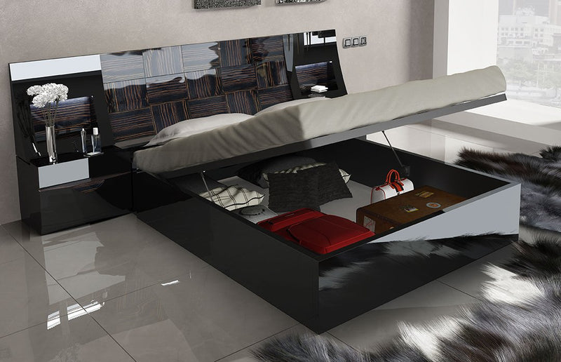 Jillian Black Modern Bedroom