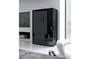 Jillian Black Modern Wardrobe