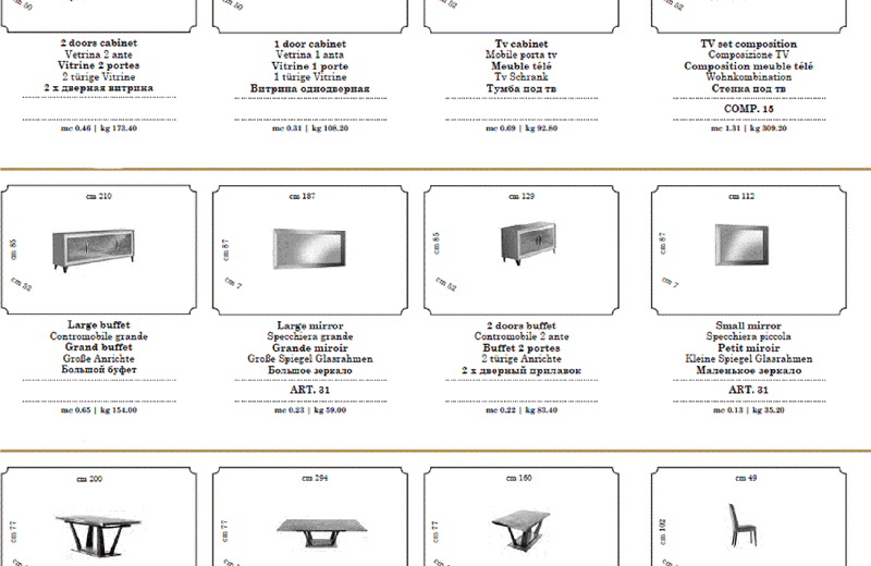 ArredoAmbra Dining Set by Arredoclassic