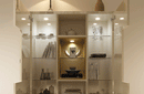Oro White 2 Door China Cabinet
