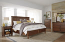 Cambridge Flat Panel LP Bed Brown Cherry