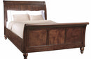 Cambridge Sleigh Bed Brown Cherry
