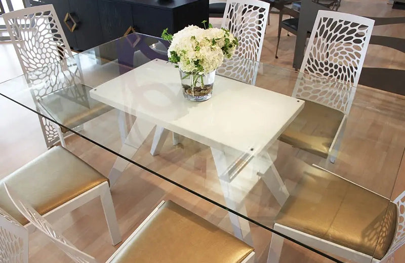 Cole Dining Table Glass Top