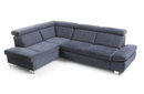 Happy Sectional with Bed and Storage Left