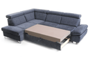 Happy Sectional with Bed and Storage Left