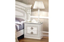 Aida Bedroom, White w/Silver