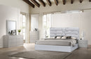 Da Vinci Bed Silver Grey