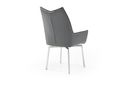 1218 swivel dining chair Dark Grey