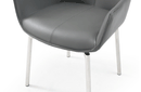 1218 swivel dining chair Dark Grey