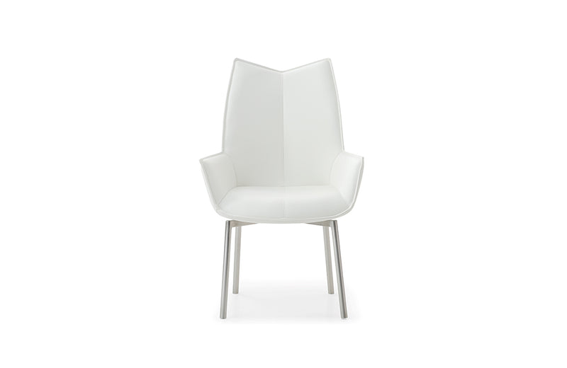 1218 swivel dining chair White
