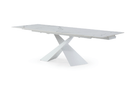 9113 Dinning Table White w/ext
