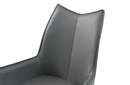 9087 Table Dark grey with 1218 swivel dark grey chair