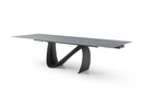 9087 Table Dark grey with 1254 chairs