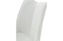9087 Table White with 1218 swivel white chair