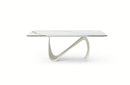 9087 Table White with 1218 swivel white chair