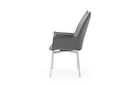 9188 Table with 1218 Swivel dark grey chairs