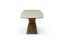 9368 Table Taupe with 1239 swivel beige chairs