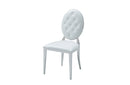 Zig Zag Dining Table with 110 White Chairs