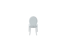 Zig Zag Dining Table with 110 White Chairs