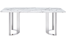 131 Silver Marble Dining Set