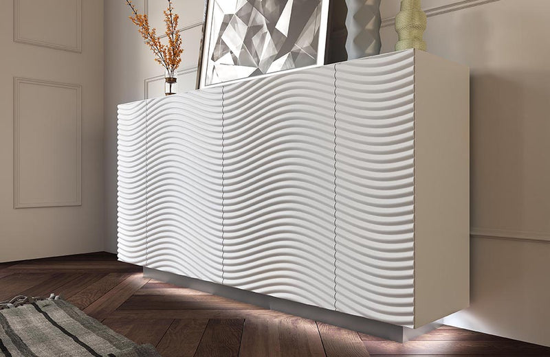 Wave Dining Room White