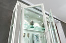Dama Bianca 2-Door China Cabinet With 2 Lights