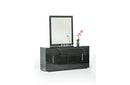 Ari Italian Modern Gray Dresser