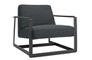 Graham Upholsterd Fabric Accent Lounge Chair