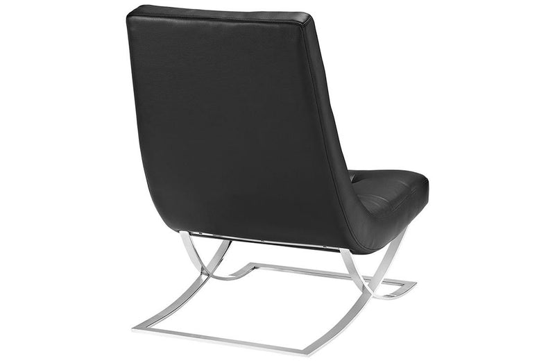 Everett Upholsterd Vinyl Lounge Chair