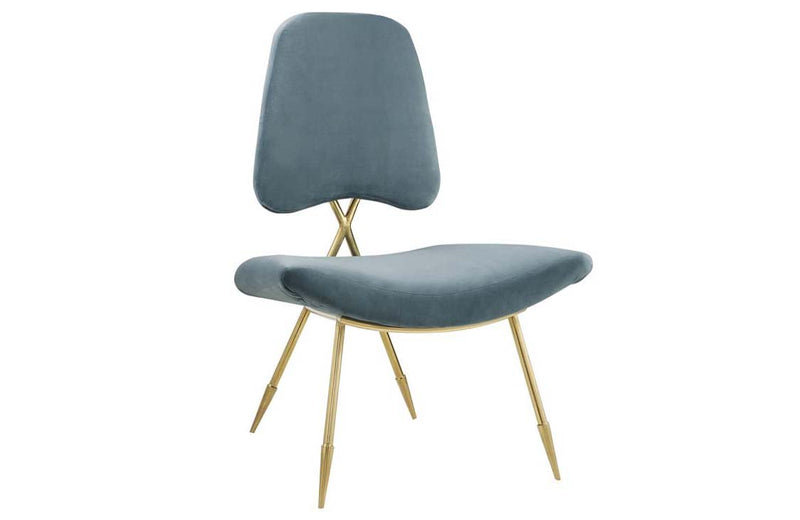 Cecilia Upholsterd Velvet Lounge Chair