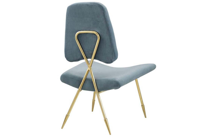 Cecilia Upholsterd Velvet Lounge Chair
