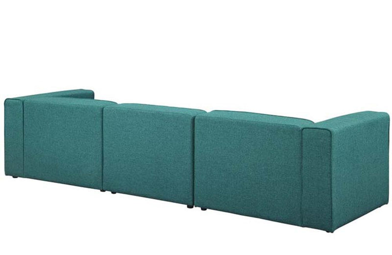 Danielle Mingle 4 Piece Upholstered Fabric Sectional Sofa Set
