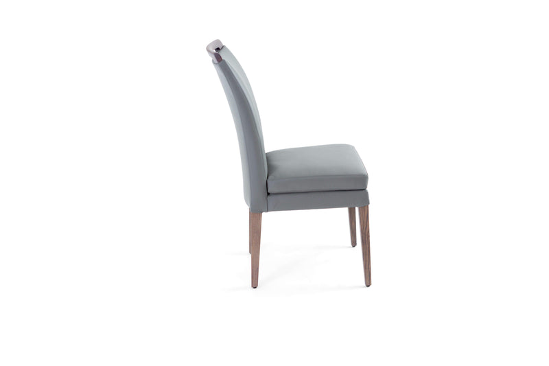 ELKE ASH GRAY GRAY LEATHER CHAIR