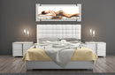 Elma White Storage Bed