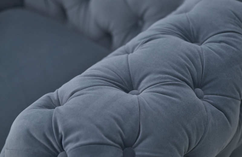Santa Ana - Modern Dark Grey Fabric Sofa Set