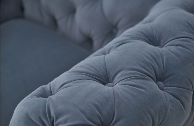 Santa Ana - Modern Dark Grey Fabric Sofa