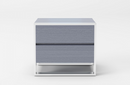 Jennie - Modern Grey Nightstand