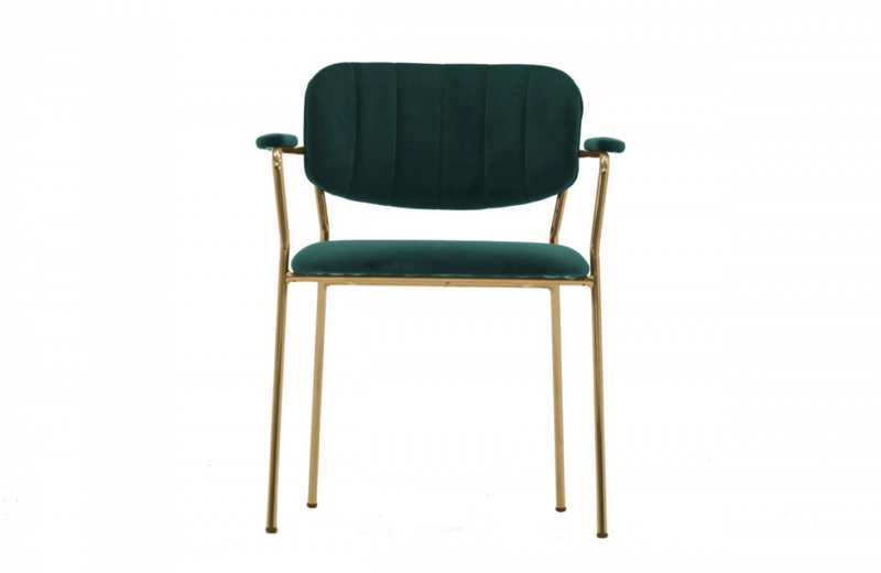 Clark - Modern Green Dining Chair (Set of 2)