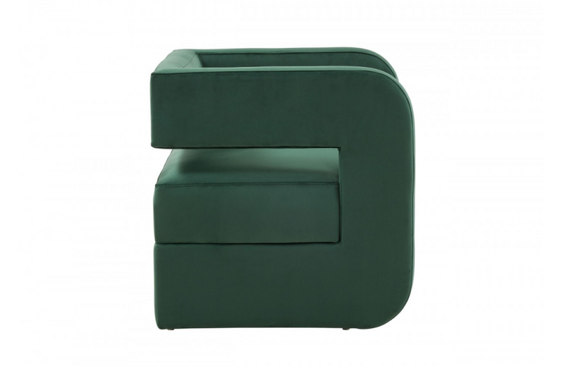 Berkeley Modern Dark Green Accent Chair