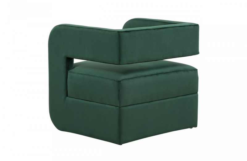 Berkeley Modern Dark Green Accent Chair