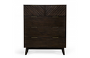 Greensboro - Mid-century Dark Acacia Chest