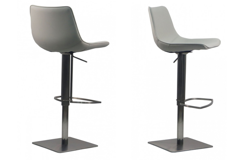 Midland - Modern Light Grey Bar Stool