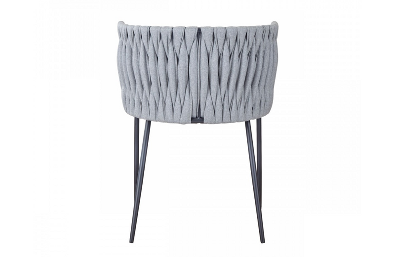Garland - Contemporary Light Grey & Black Dining Chair