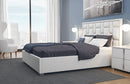 Fulda White Platform Bed