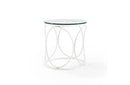 Helena End Table Clear Glass