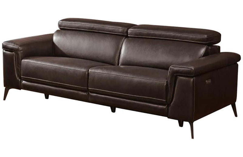 Everly Brown Premium Leather Sofa