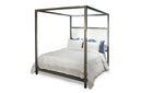 Luxor Laser Design Headboard Canopy Queen Bed