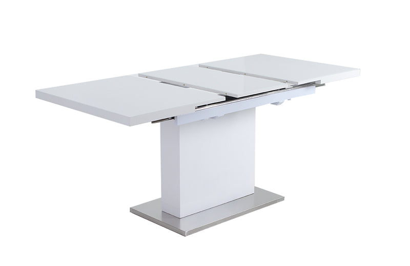 Lara Glass Dining Table with extension